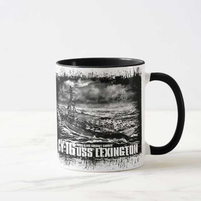 Taza de Lexington de portaaviones (Derecha)
