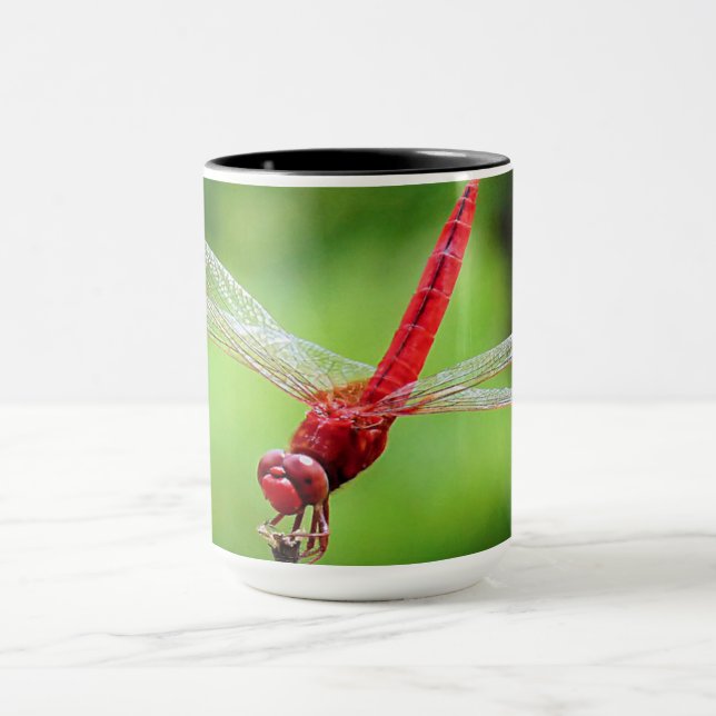 Taza de libélula roja (Centro)