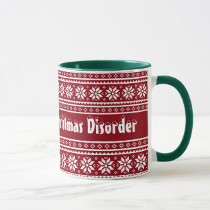 Taza de llamada de Trastorno Obsesivo de Navidad
