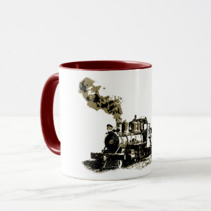 Taza de Locomotora de Vapor