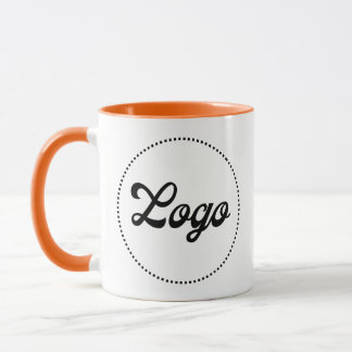 Taza de Logo Combo Naranja Promocional Personaliza