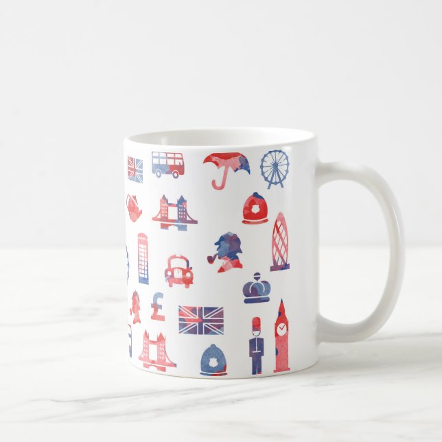 Taza de Londres - regalo de Londres - recuerdo de (Derecha)
