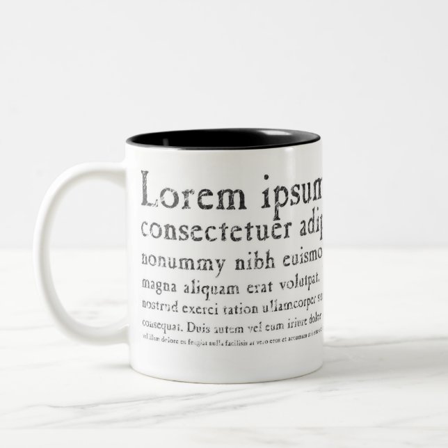 Taza de Lorem Ipsum (Izquierda)