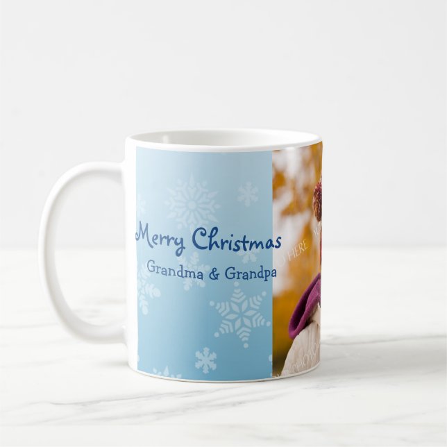 Taza de los abuelos de las Felices Navidad de los (Izquierda)