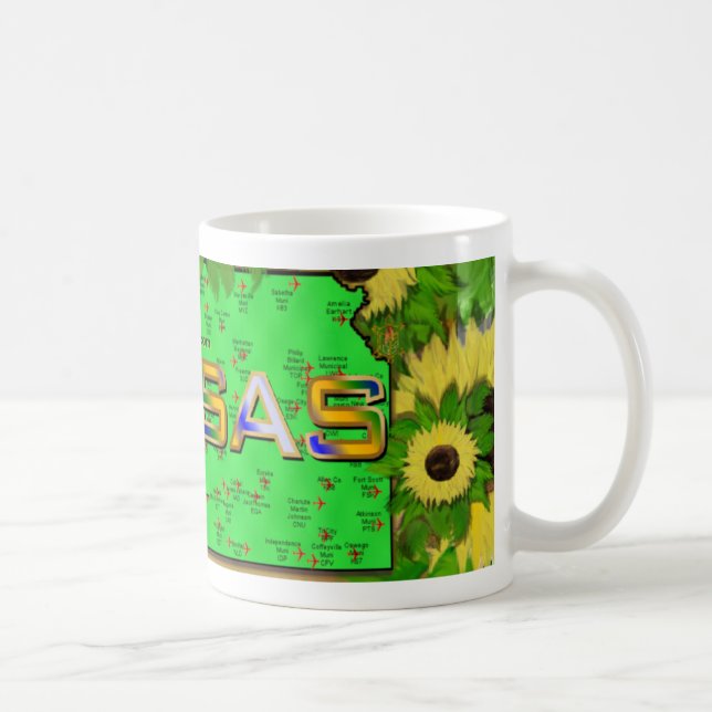 Taza de los aeropuertos de Kansas (Derecha)