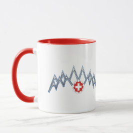 Taza de los Alpes Suizos