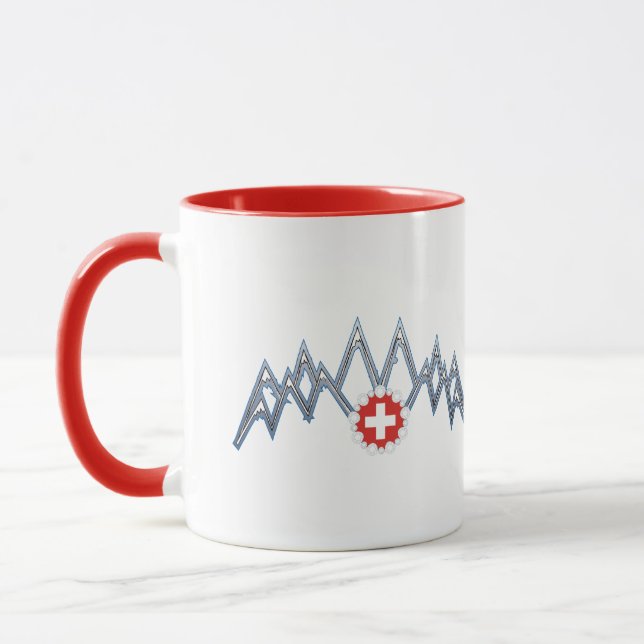 Taza de los Alpes Suizos (Izquierda)