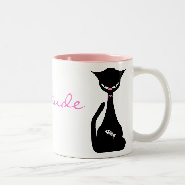 Taza de los amantes del gato de Cattitude (Derecha)