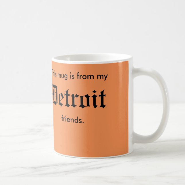 Taza de los amigos de Detroit (Derecha)