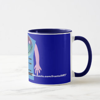 taza de los anagramas del apego del fractal # 4