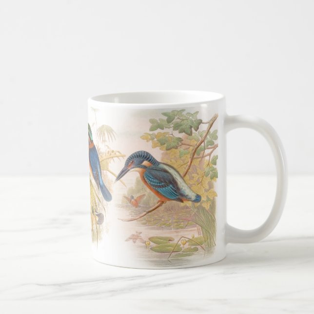 Taza de los animales de la charca de la fauna de (Derecha)