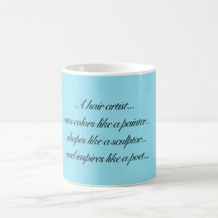 Taza de los artistas del pelo