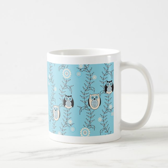 Taza de los búhos del invierno (Derecha)