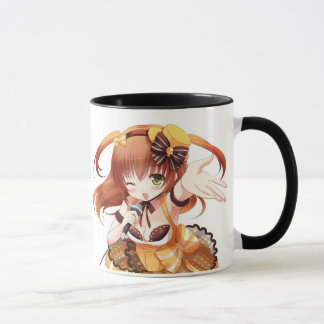 Taza de los chicas del animado del ídolo