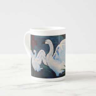 Taza de los cisnes de la génesis