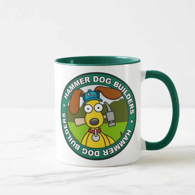 Taza de los constructores del perro del martillo (Derecha)