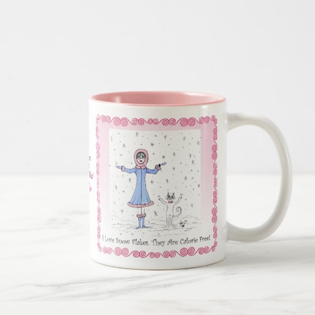 TAZA de los copos de nieve (Derecha)