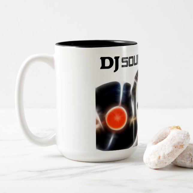 Taza de los efectos sonoros de DJ (Con donut)