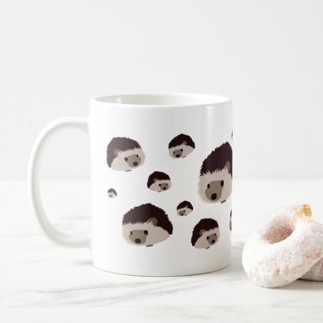 Taza de los erizos (Con donut)