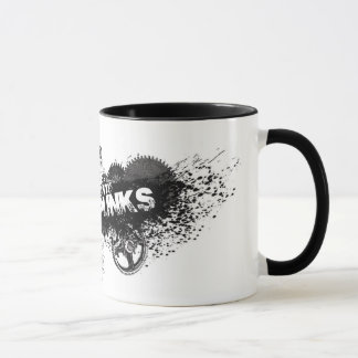 Taza de los escritores del engranaje