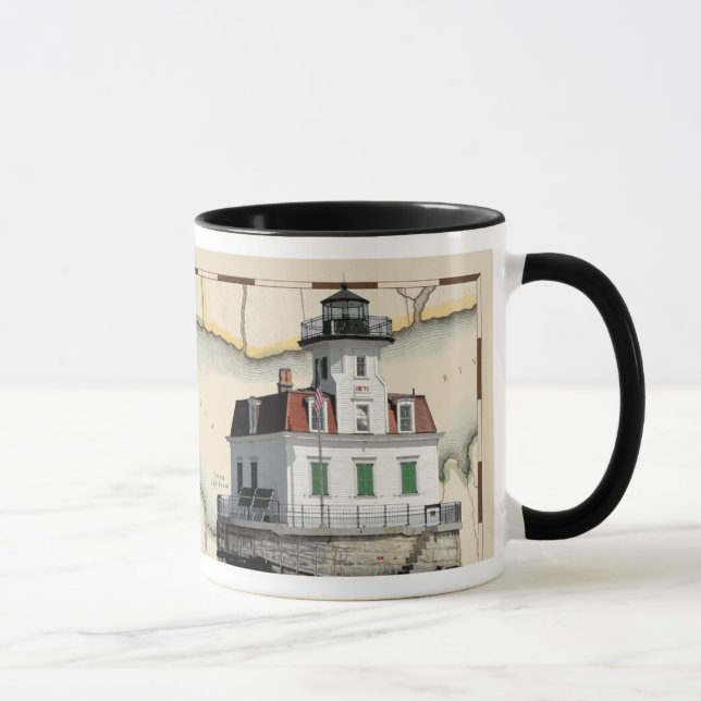Taza de los faros de Rondout y de Esopus (Derecha)