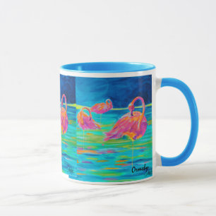 Taza de los flamencos de Tres
