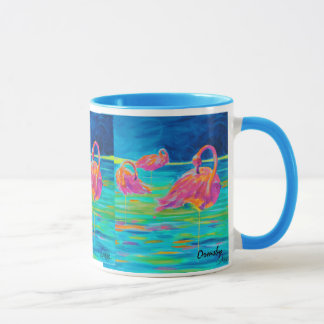 Taza de los flamencos de Tres