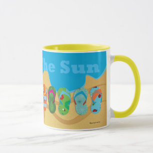 Taza de los flips-flopes