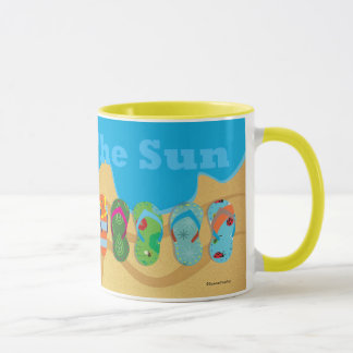 Taza de los flips-flopes