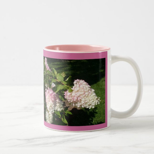 Taza de los flores del Hydrangea de la PÁGINA (Derecha)