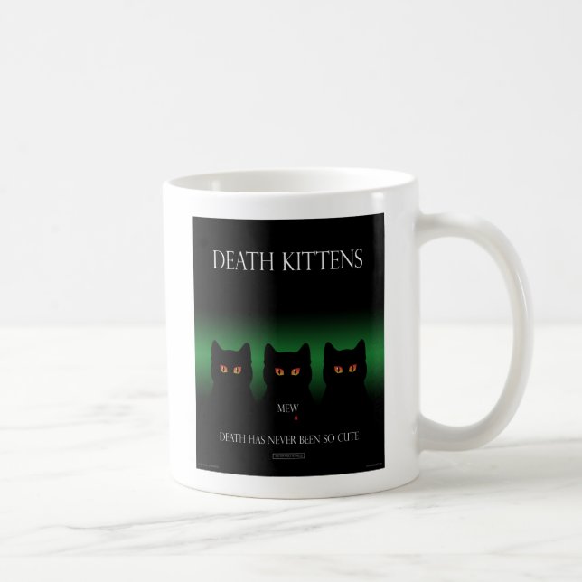 Taza de los gatitos 15oz de la muerte (Derecha)