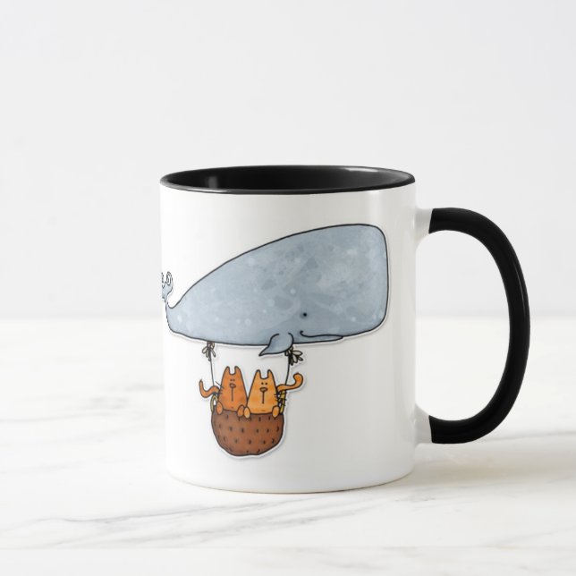 taza de los gatitos de la ballena (Derecha)