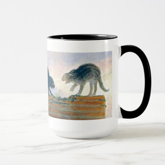 taza de los gatos del goya (Derecha)