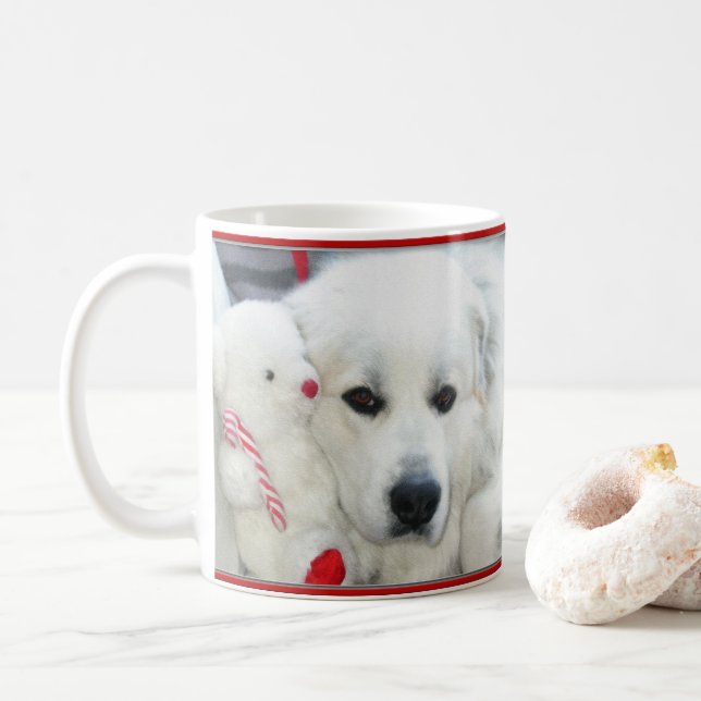 Taza de los grandes Pirineos (Con donut)