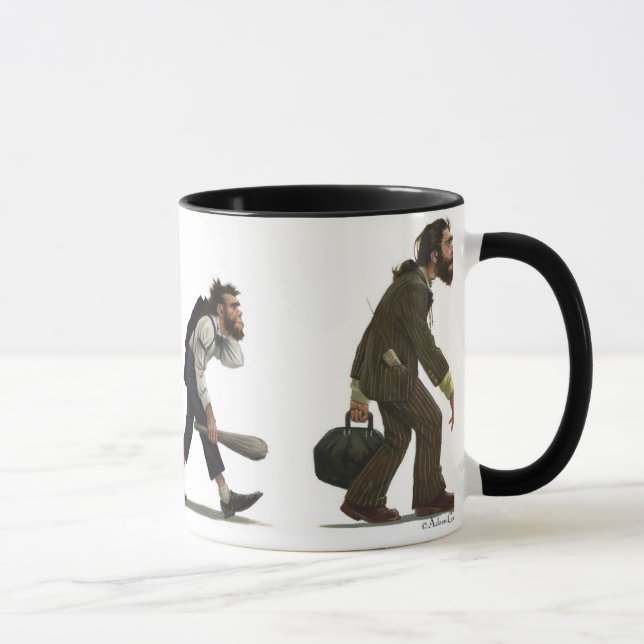 Taza de los hombres de las cavernas (Derecha)