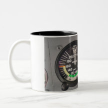 Taza de los instrumentos de Cessna
