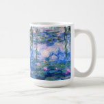 Taza de los lirios de agua de Monet<br><div class="desc">Taza de los lirios de agua de Monet. Pintura al óleo en lona a partir de 1916. Monet pintó su charca famosa del lirio de agua obsesivamente durante los años finales de su carrera, extrayendo la inspiración de la luz del sol y su efecto de desplazamiento sobre el agua y...</div>
