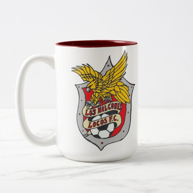 Taza de los locos FC del Los Halcones (Izquierda)