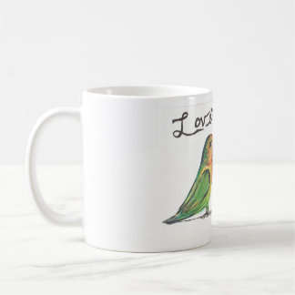 Taza de los Lovebirds de Kissy