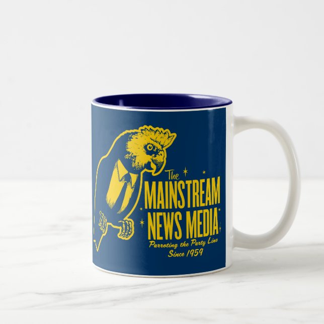 Taza de los medios de noticias de la corriente (Derecha)