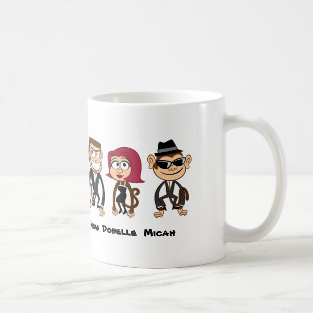 TAZA DE LOS MIEMBROS DEL MONO (Derecha)