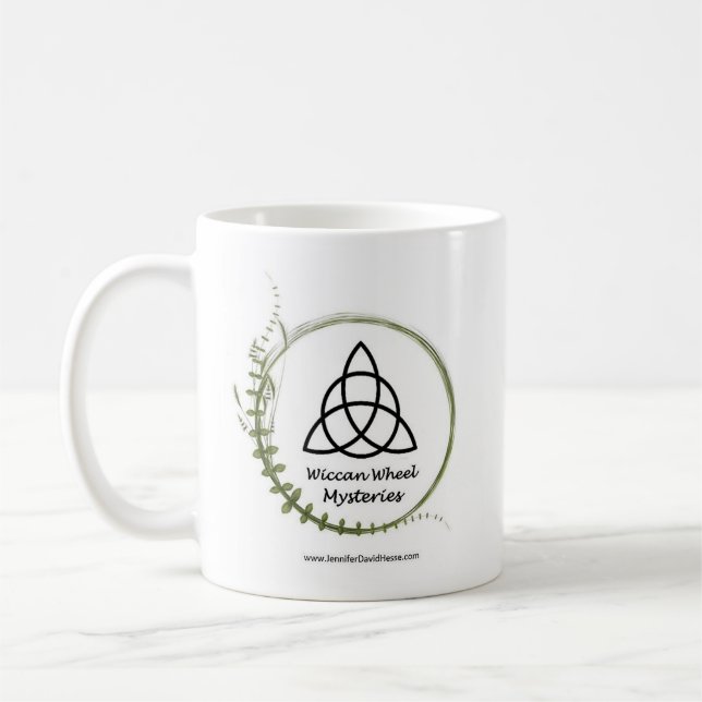 Taza de los misterios de la rueda de Wiccan (Izquierda)