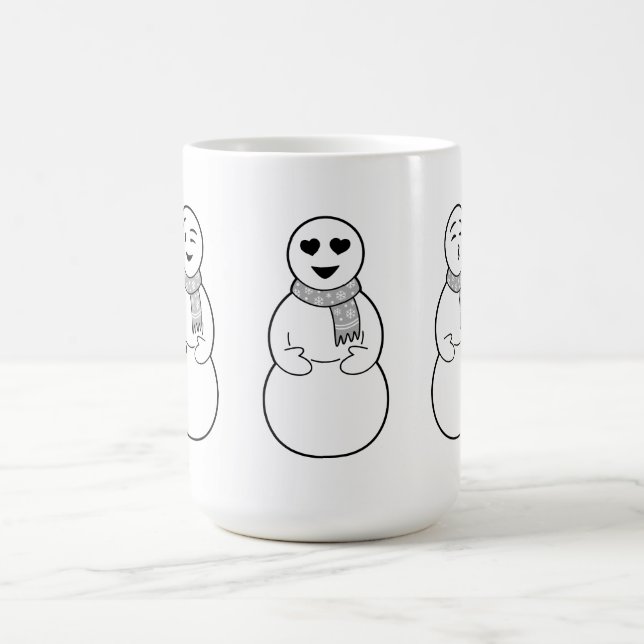 Taza de los muñecos de nieve de la emoji (Centro)