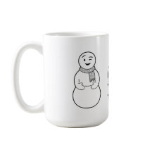 Taza de los muñecos de nieve de la emoji