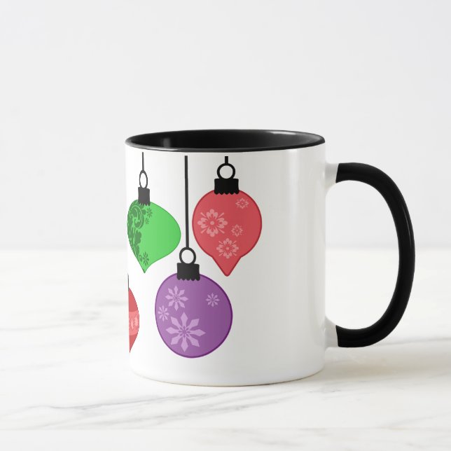 Taza de los ornamentos del navidad (Derecha)