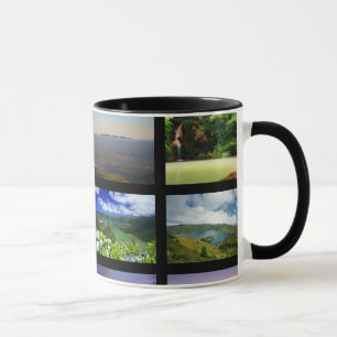Taza de los paisajes de Azores
