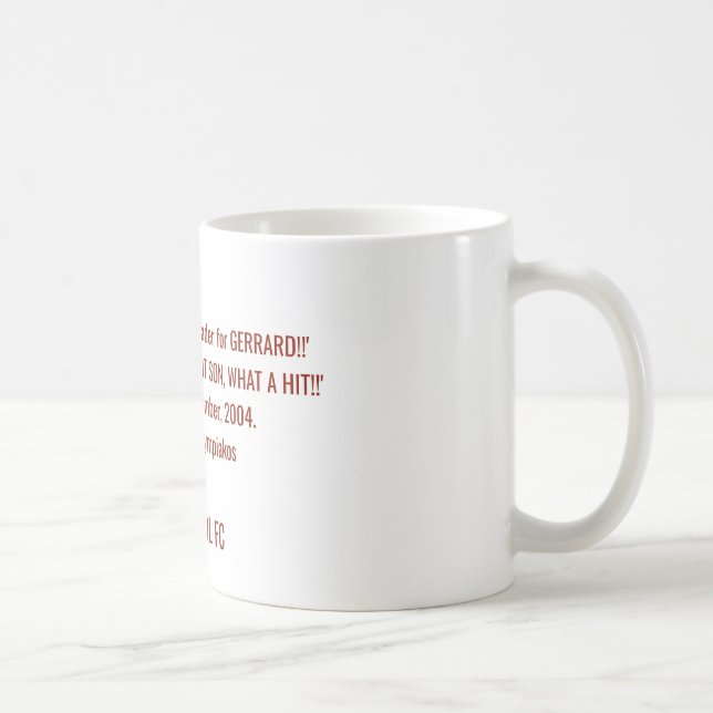 taza de los partidarios del fc de Liverpool (Derecha)
