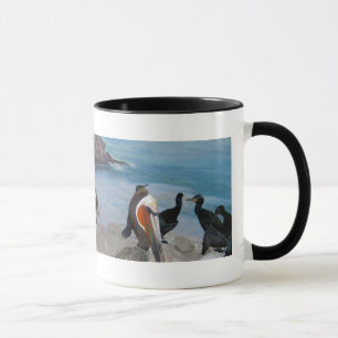 Taza de los pelícanos y de los cormoranes