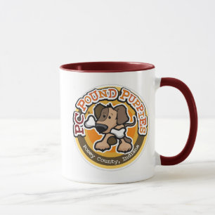 Taza de los perritos de la libra de la PC