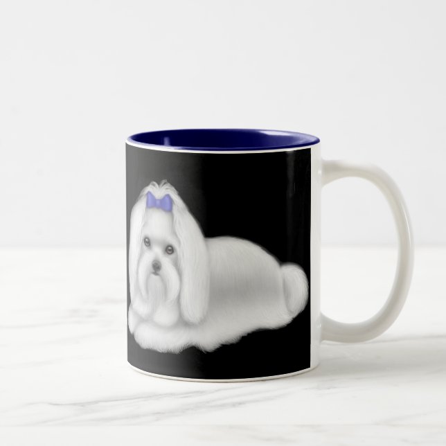 Taza de los perros malteses (Derecha)